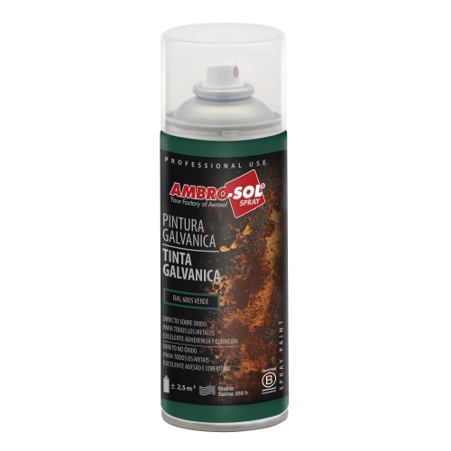 Pintura Galvánica 400 ml RAL 6005 VERDE MUSGO
